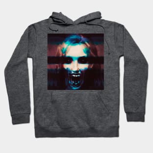 POSESSION Demonic Horror Glitch Art Hoodie